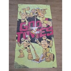 Vintage Teenage Mutant Ninja Turtles TMNT Nickelodeon‎ Cotton Beach Towel